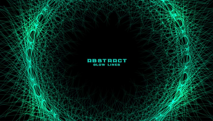 Eine abstrakte Darstellung von Gehirnwellen oder neuronalen Netzen