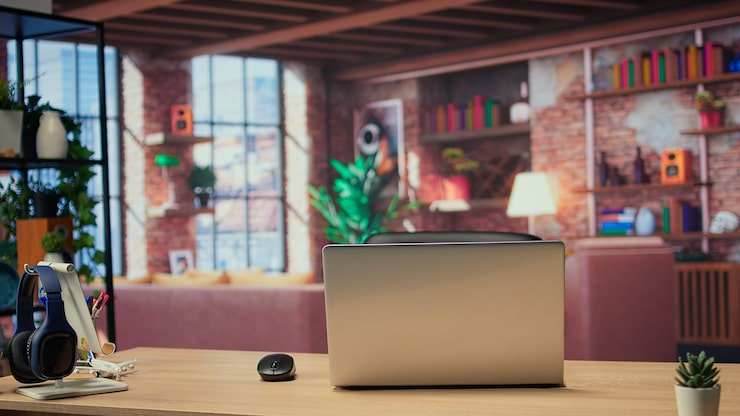 Ein ruhiges Studio oder ein kreativer Arbeitsplatz